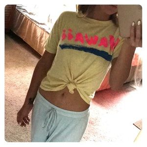 Vintage Tops - Vintage Hawaii crop tee Vintage Tops - Vintage Hawaii crop tee